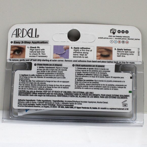 2 Sets New Ardell Professional False Eyelashes Wispies Number 600 Black - Picture 3 of 4